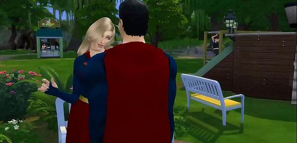  La Boda de Superman y Supergirl Fotos a la Novia Corazón Roto al Marido Cornudo Hentai Netorare Fuerte